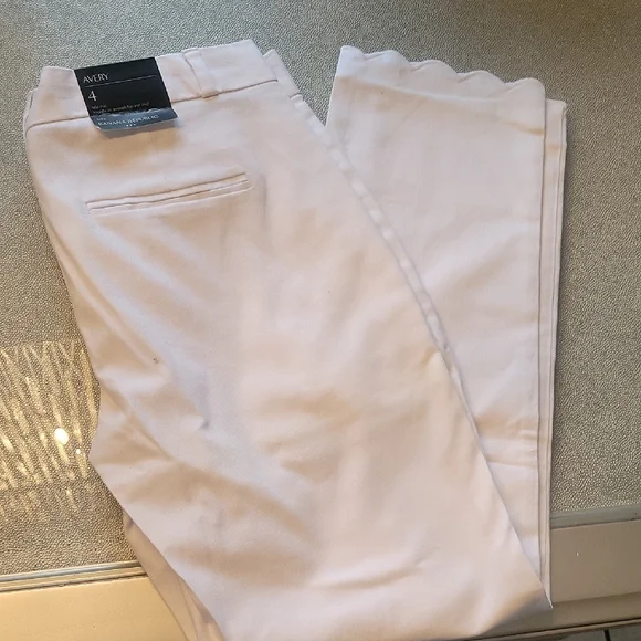 Banana Republic White Pants Size 4 - Picture 5 of 7